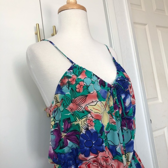 What Comes Around Goes Around Floral Shorts Romper - Picture 4 of 9